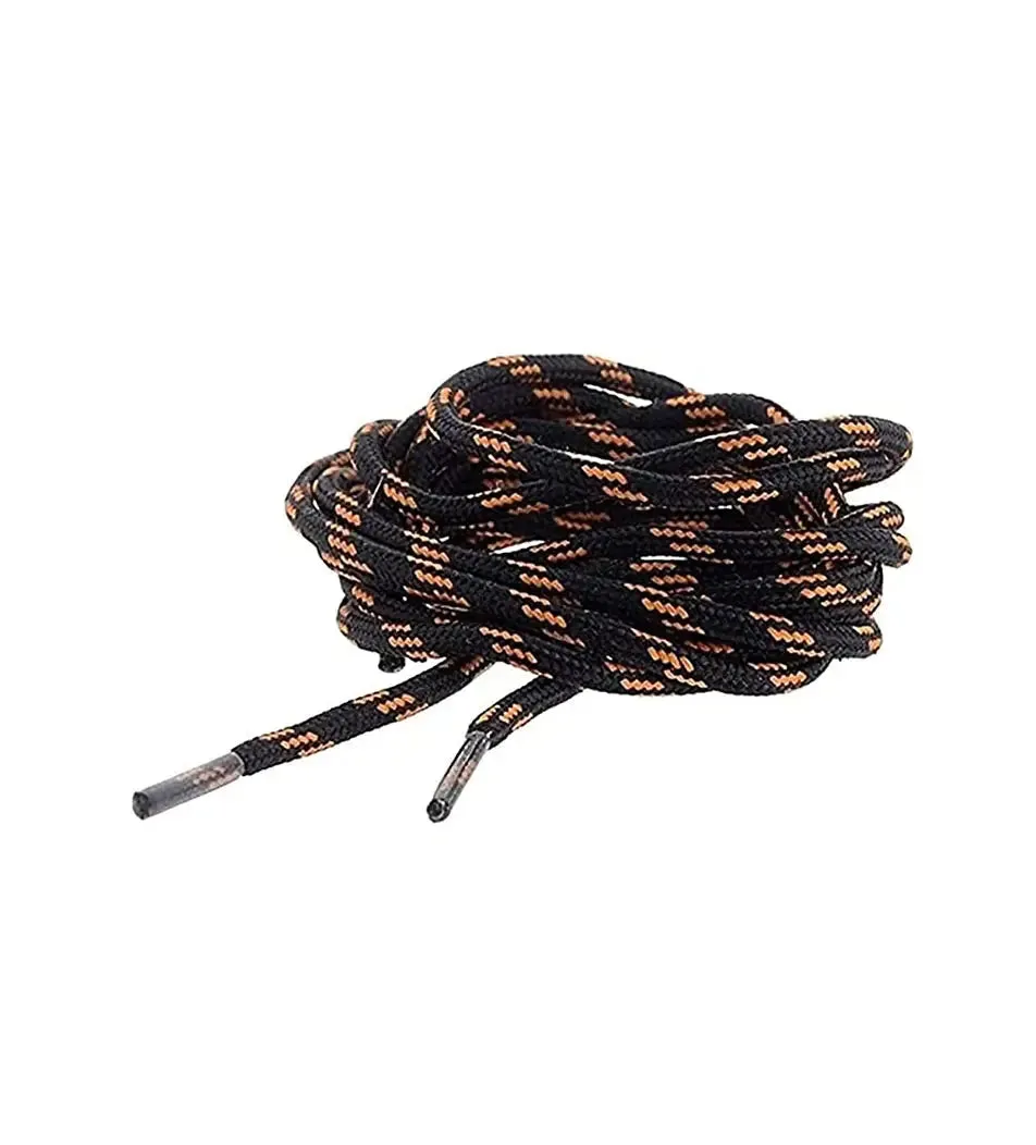 SHOESHINE Shoe Lace (1 Pair) 4mm Orange Round Shoelace & Boot Laces