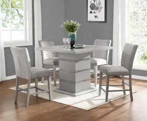 Silver Bar Height Table