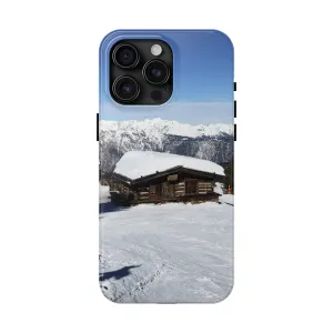 Ski Hut in the Alps - Tough Phone Case, Case-Mate