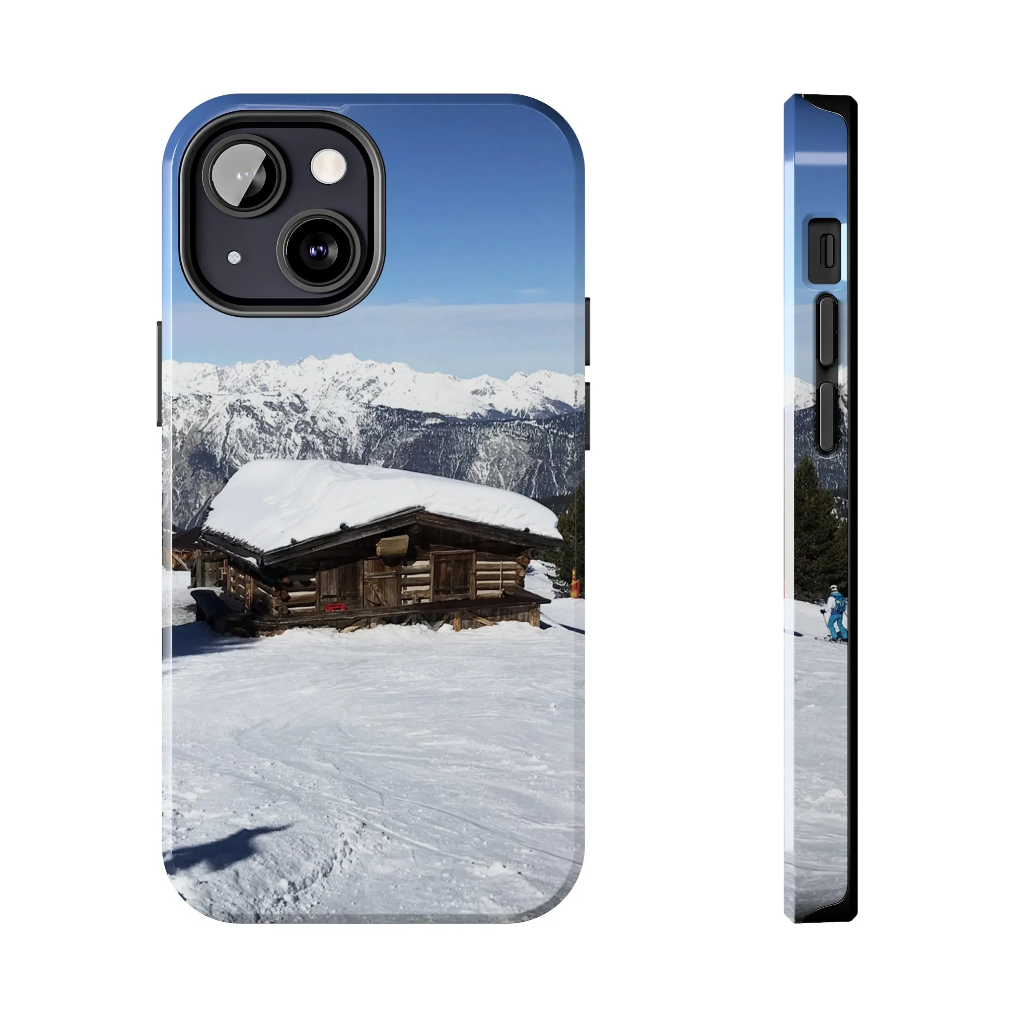 Ski Hut in the Alps - Tough Phone Case, Case-Mate