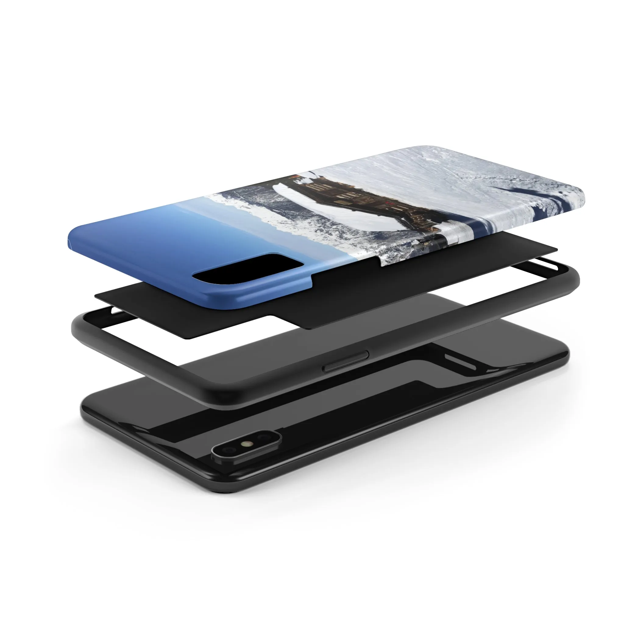 Ski Hut in the Alps - Tough Phone Case, Case-Mate