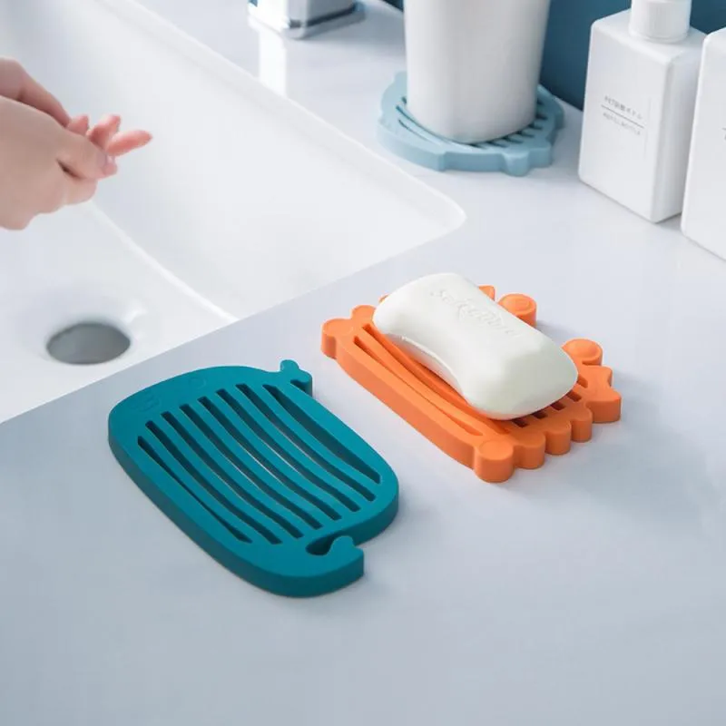 Soap & Dish Silicone Holder - antislip