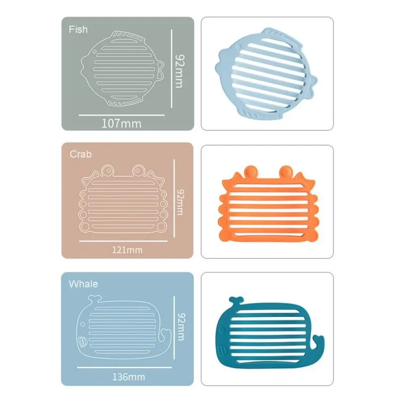 Soap & Dish Silicone Holder - antislip