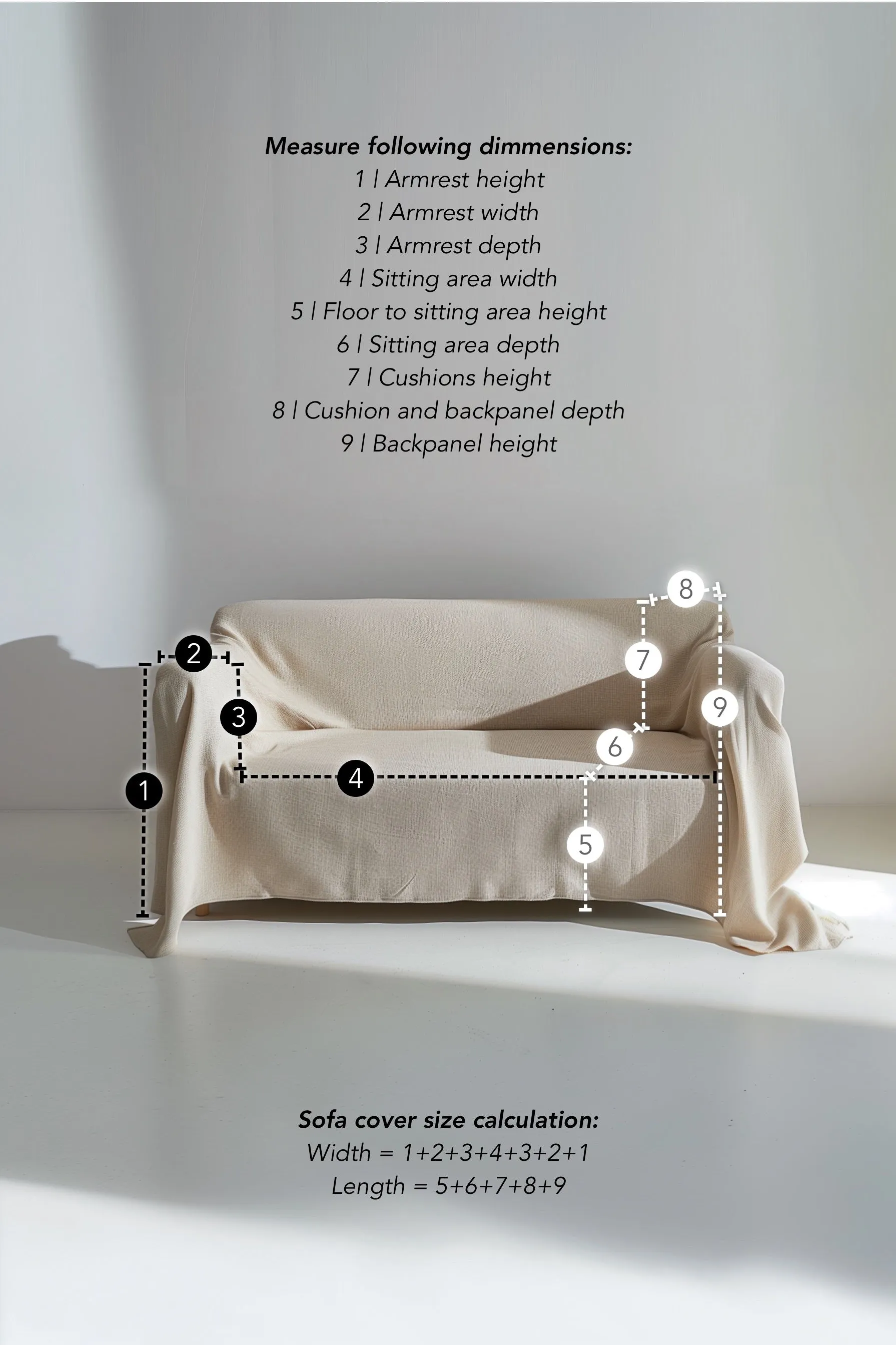 Sofa cover - green