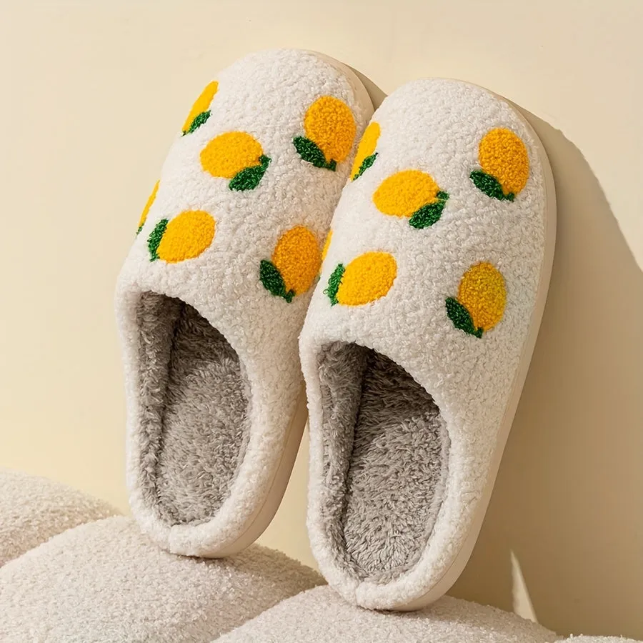 Sofie - Leuke Corduroy Pantoffels, Casual Instappers Met Pluche Voering