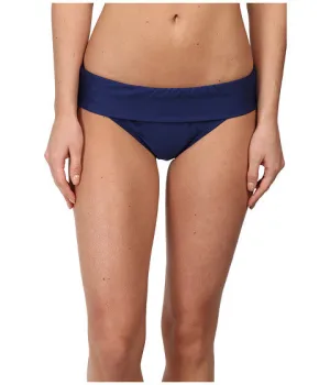 Splendid Womens Navy Banded Pant Mid Rise Bikini Bottoms Size S