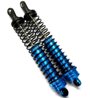 T81002B 1/8 Scale Truck RC Shock Absorber Damper x 2 130mm Long HSP Light Blue