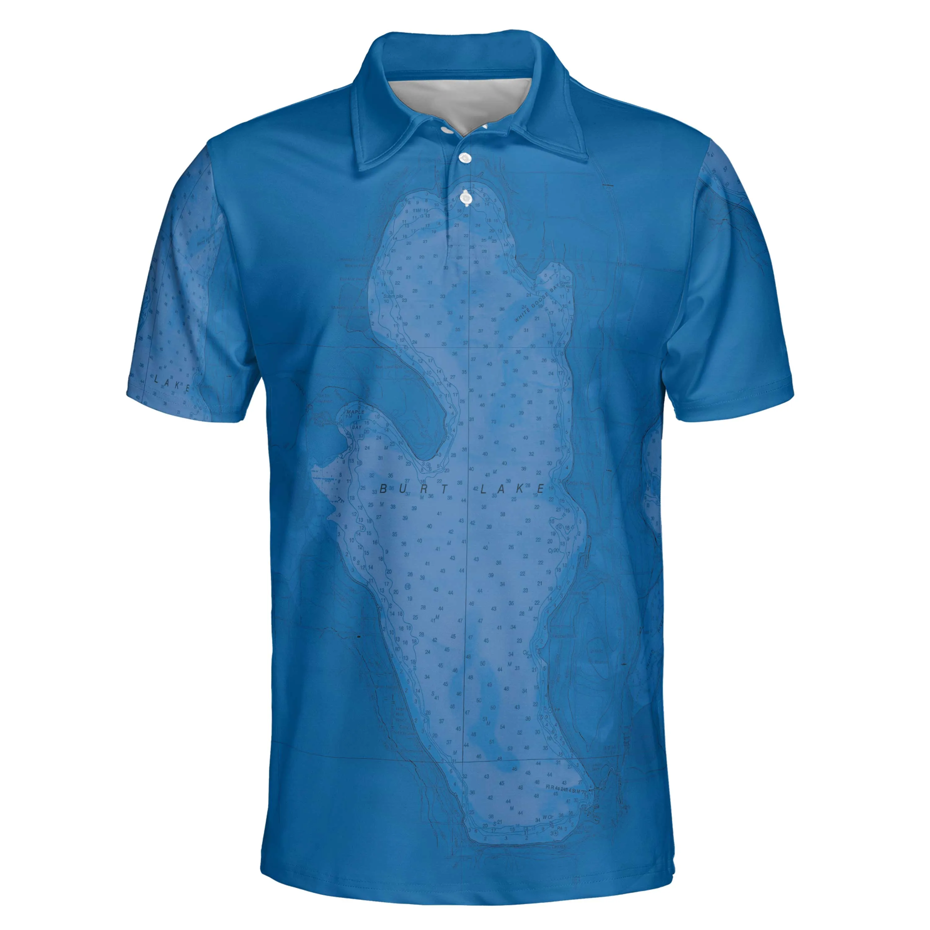 The Burt Lake Blues Polo Shirt