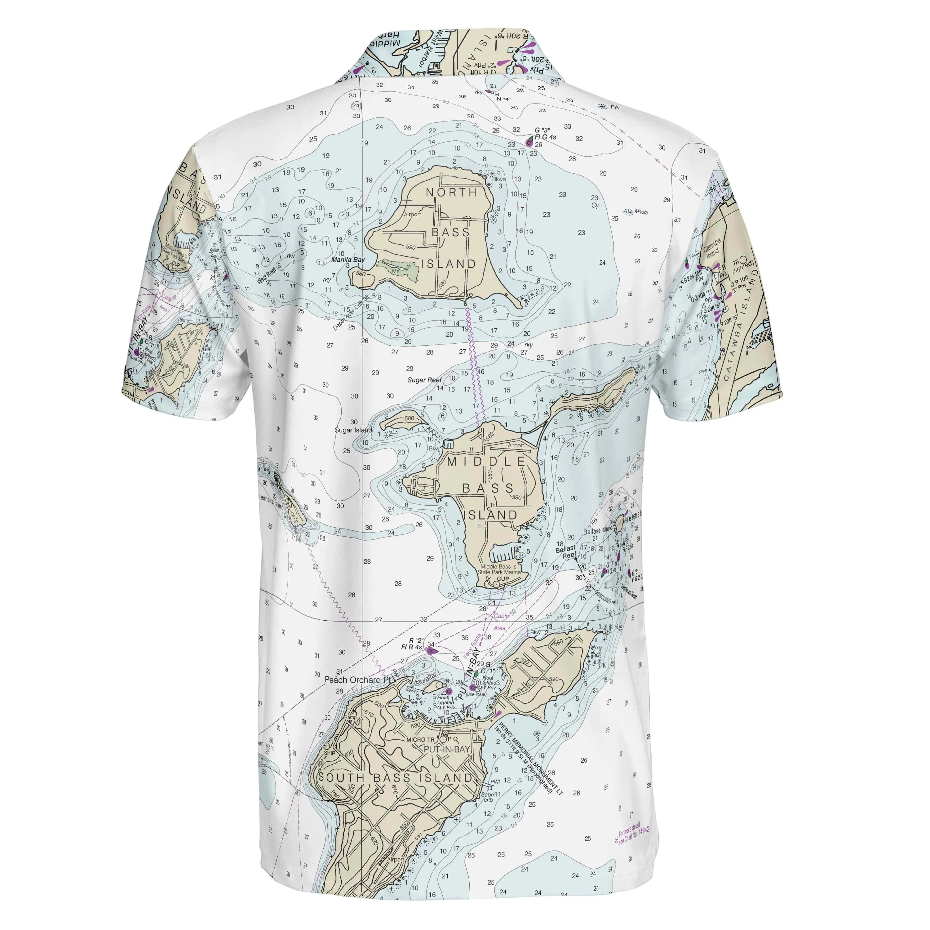 The Lake Erie Islands Mariner Polo Shirt