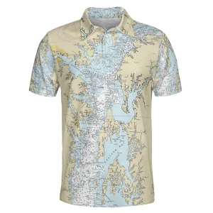 The Patapsco River to Eastern Bay Polo Shirt