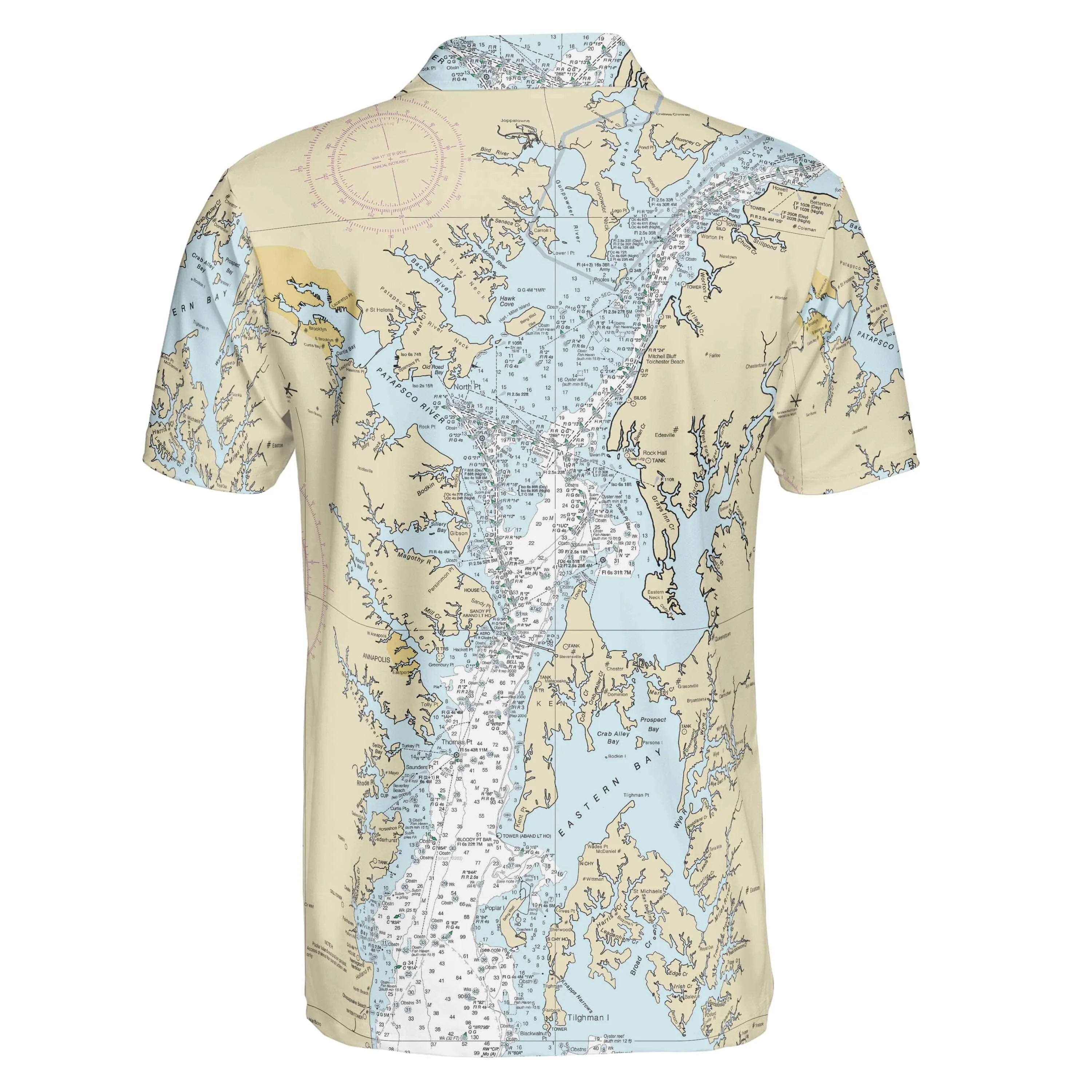 The Patapsco River to Eastern Bay Polo Shirt