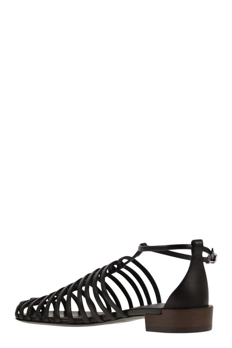 TOD'S Chic Ankle Strap Sandal with Soft Calfskin - 2.8 cm Heel Height