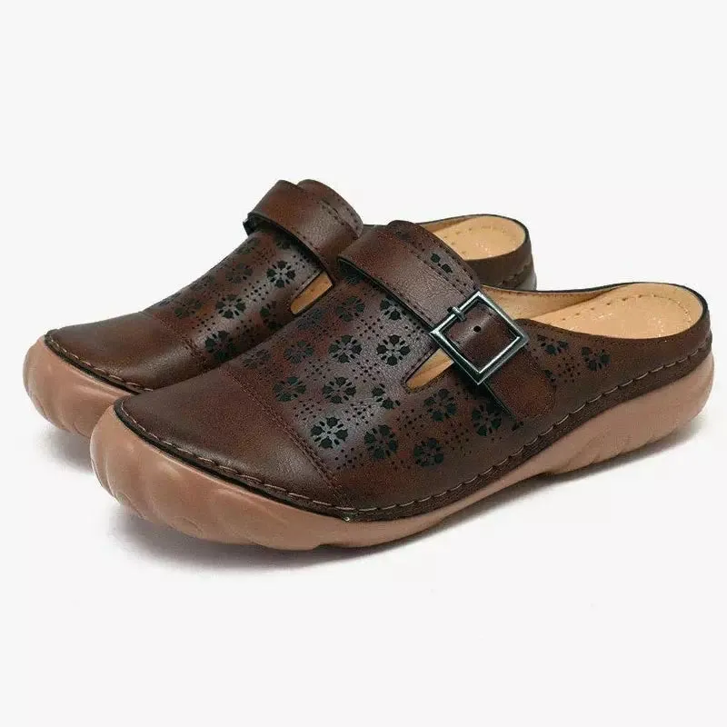 Traditional non-slip mule