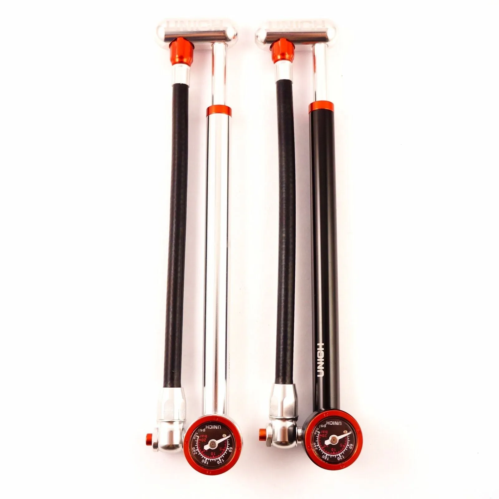Uniche Portable High Pressure MTB Bike bicycle mini Shock Pump 300psi