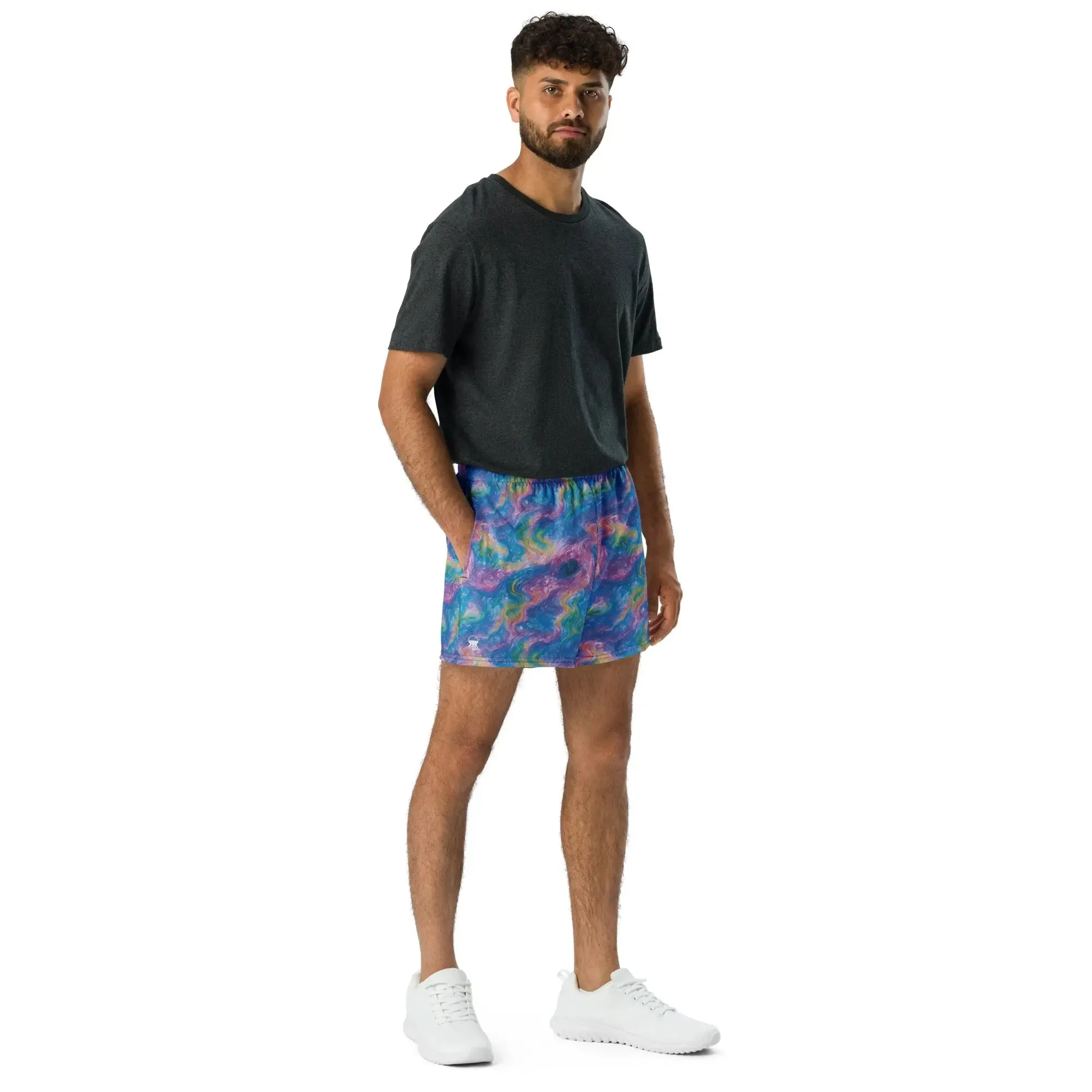 Unisex Athletic Shorts - Quantum Drift