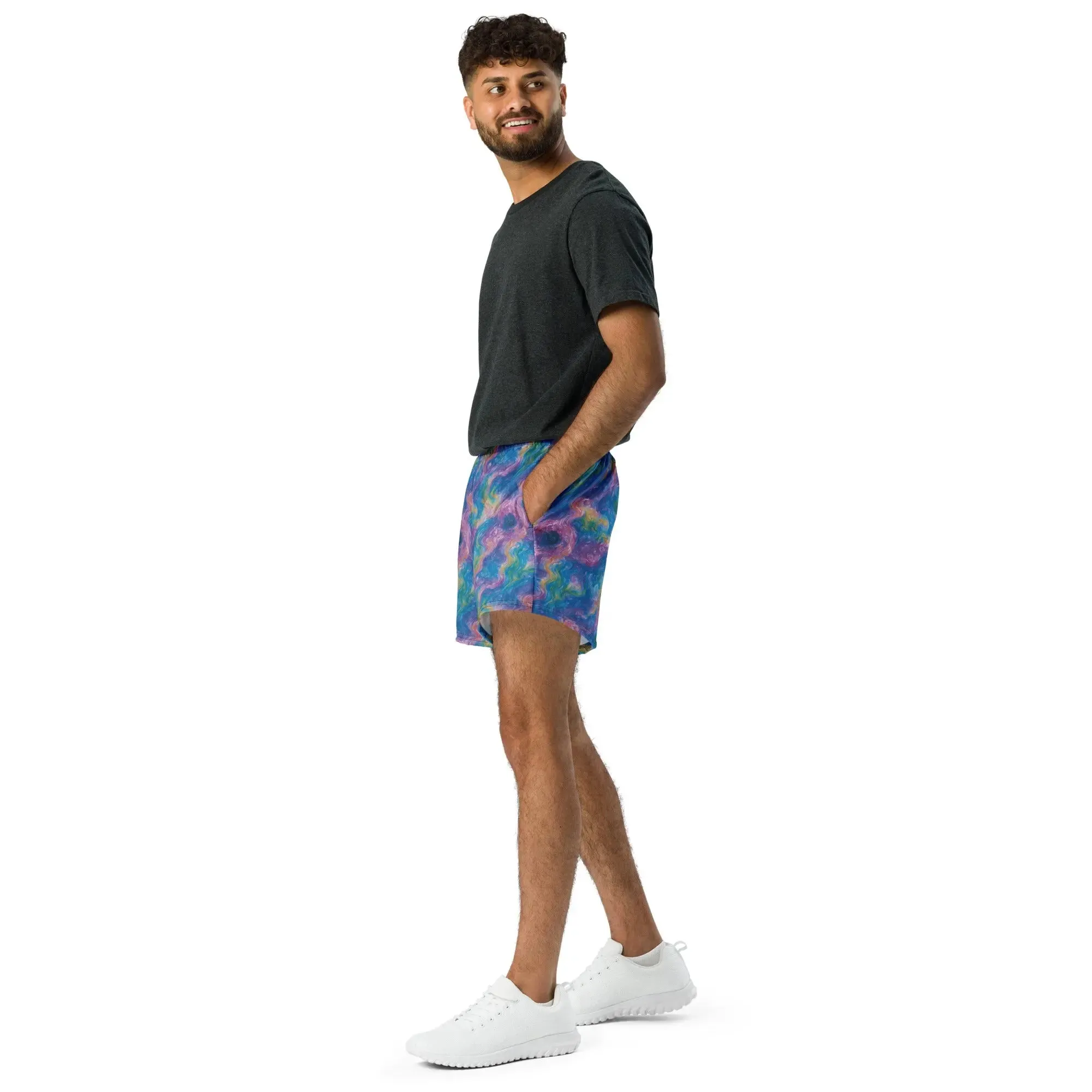 Unisex Athletic Shorts - Quantum Drift