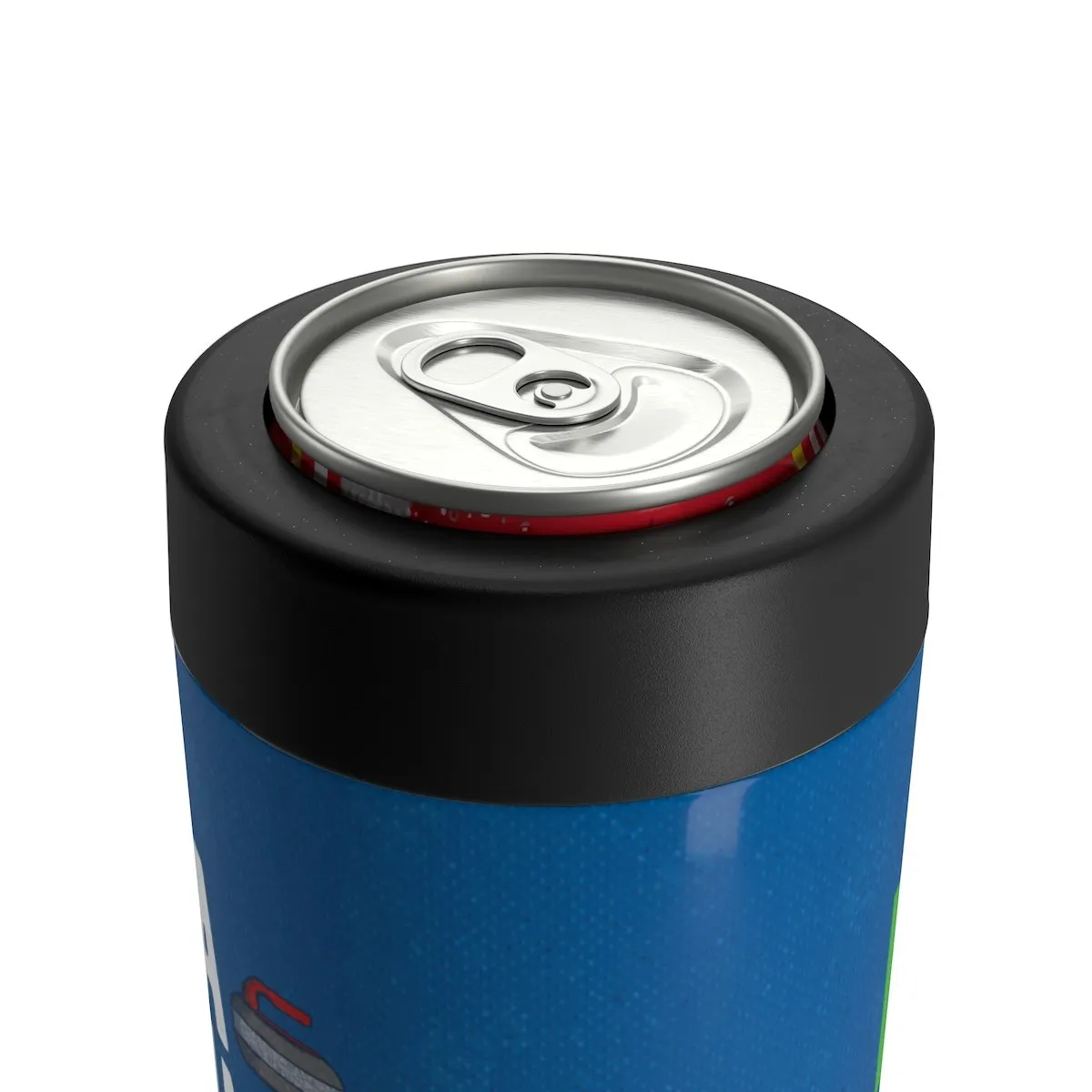 USA Curling Can Cooler