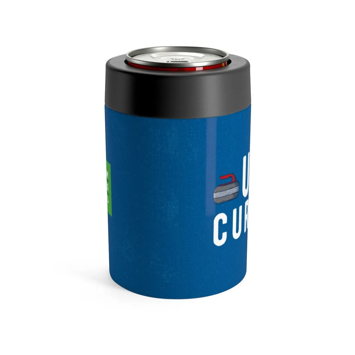 USA Curling Can Cooler