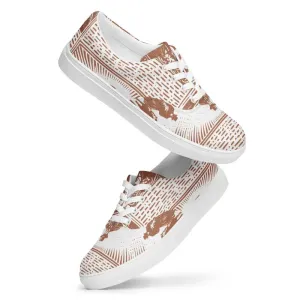 Vintage Newspaper Canvas Shoes Retro Charm