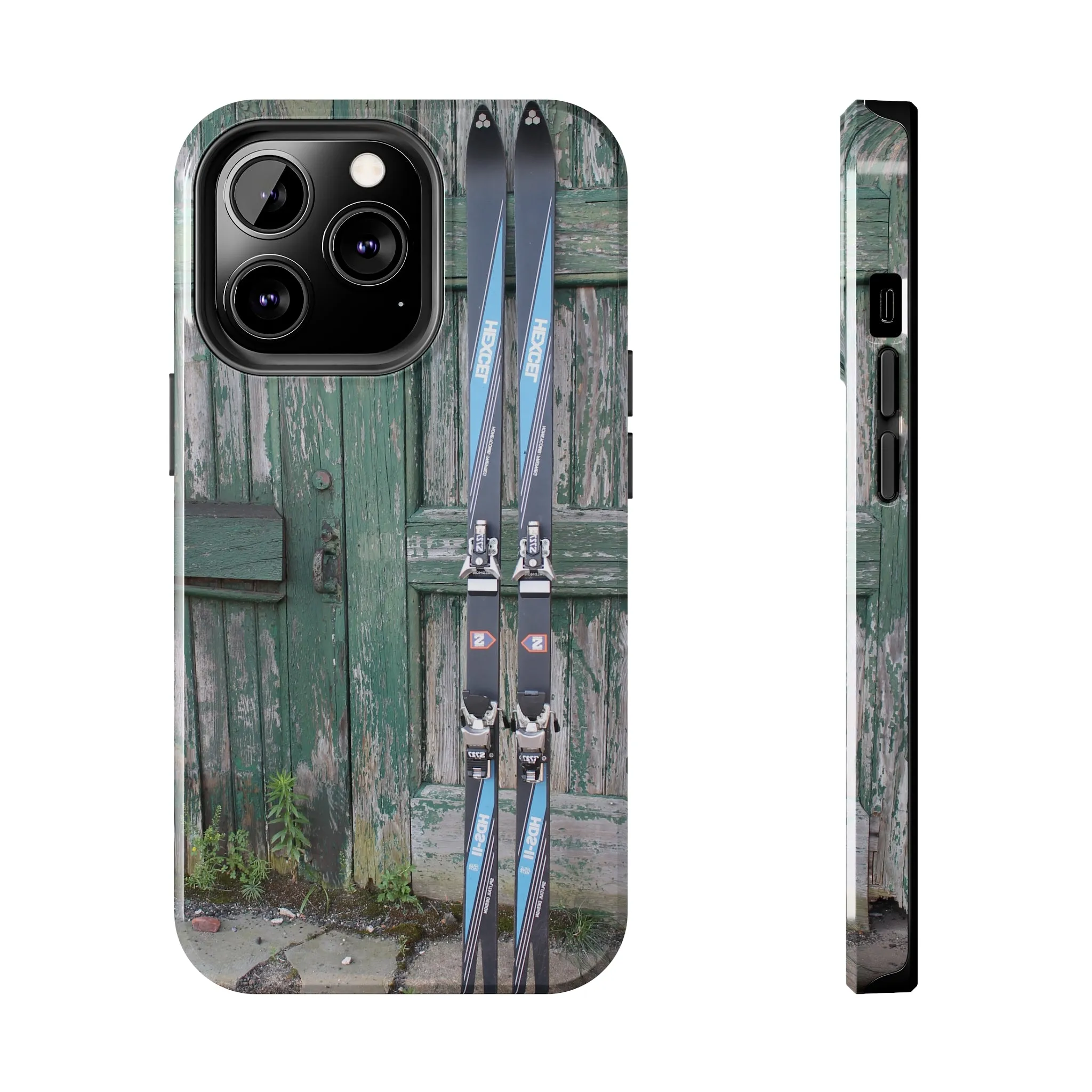 Vintage Skis - Tough Phone Case, Case-Mate