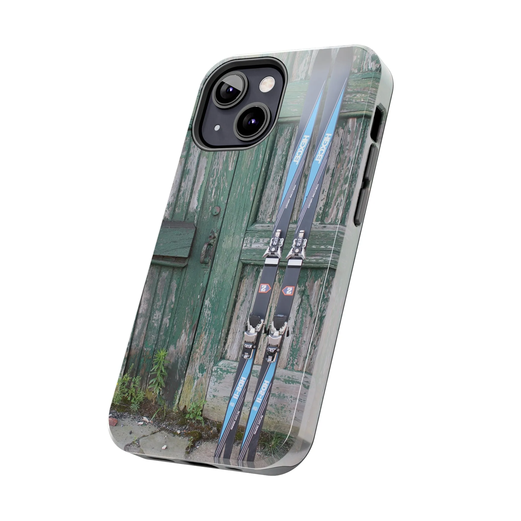 Vintage Skis - Tough Phone Case, Case-Mate