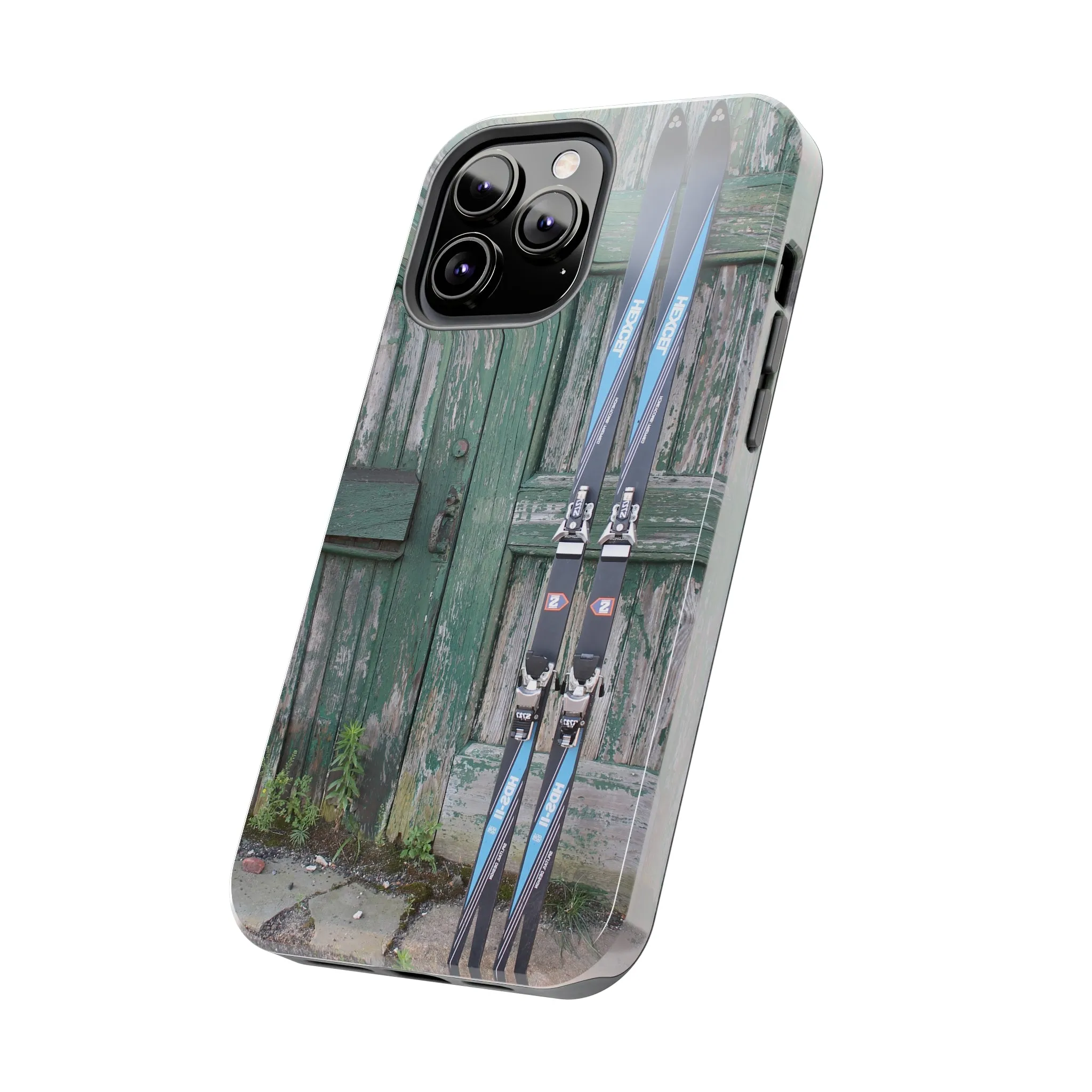 Vintage Skis - Tough Phone Case, Case-Mate