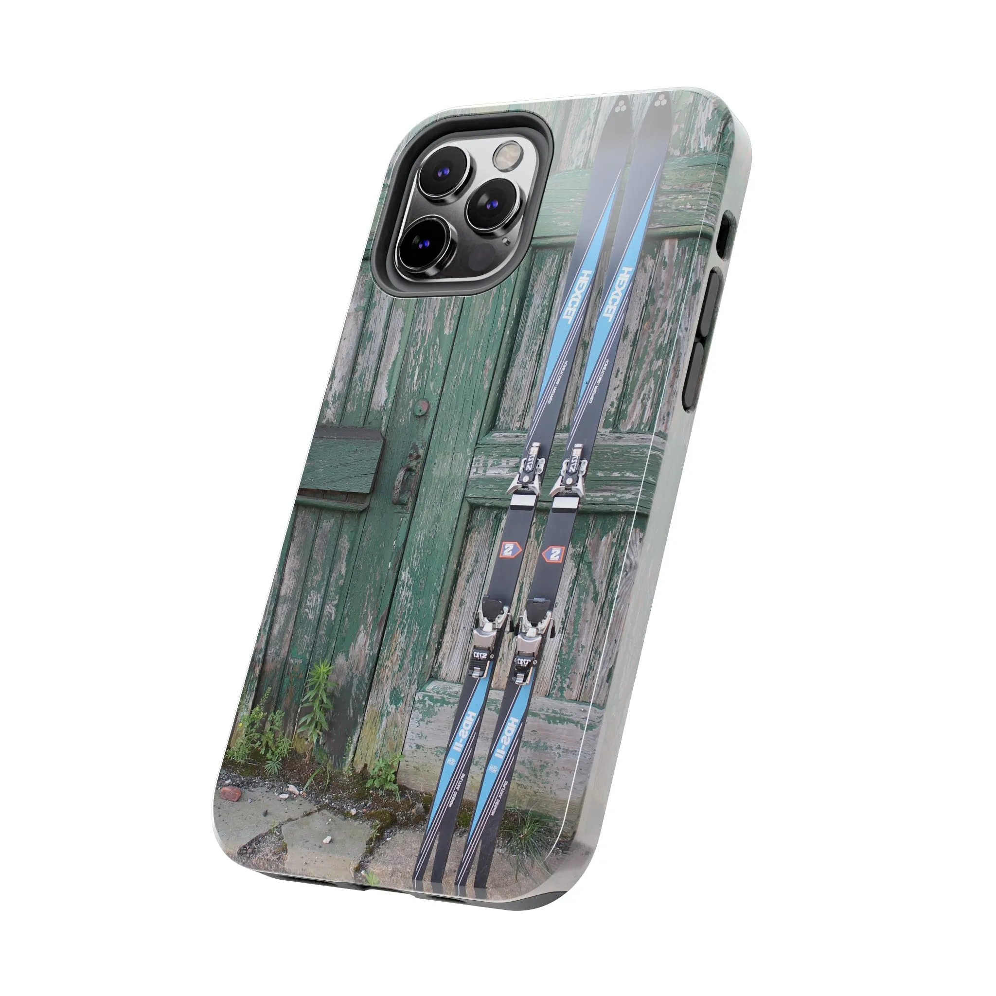 Vintage Skis - Tough Phone Case, Case-Mate