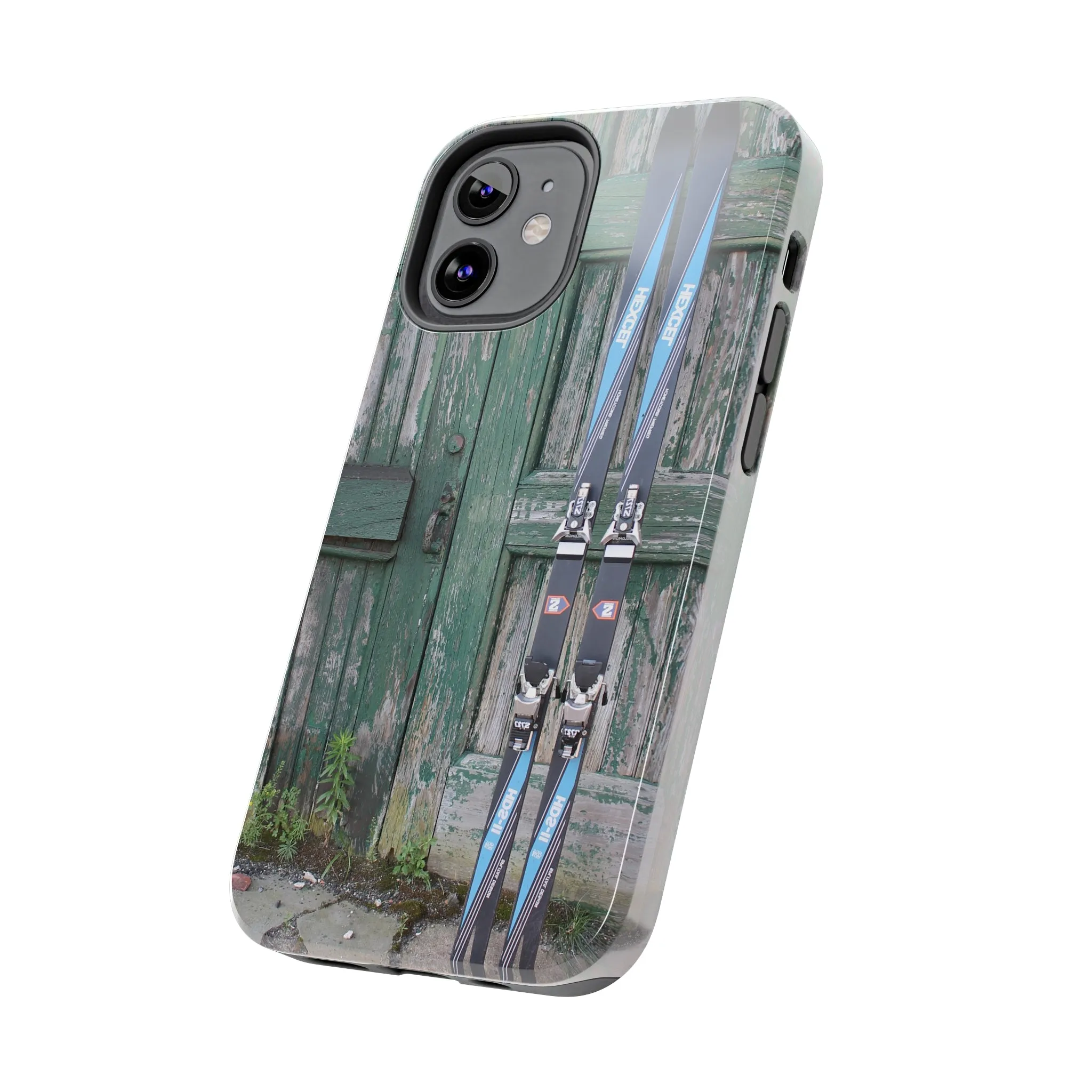 Vintage Skis - Tough Phone Case, Case-Mate