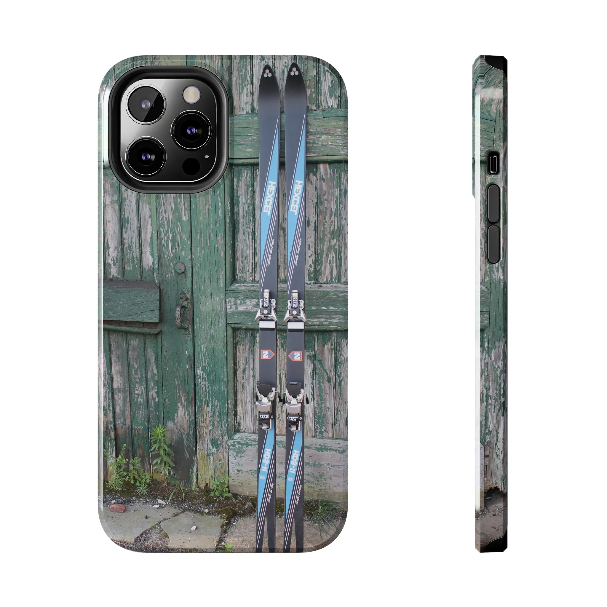 Vintage Skis - Tough Phone Case, Case-Mate