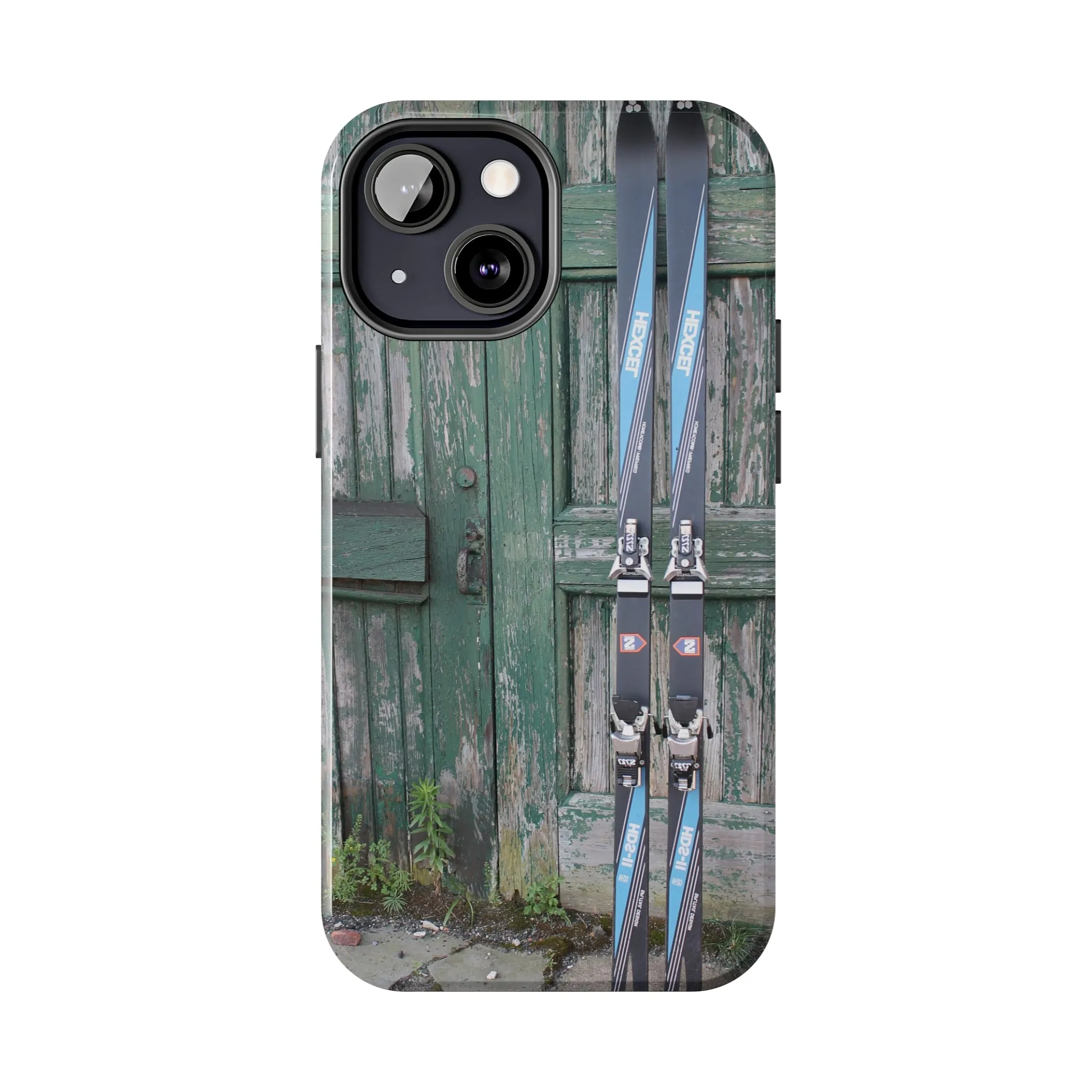 Vintage Skis - Tough Phone Case, Case-Mate
