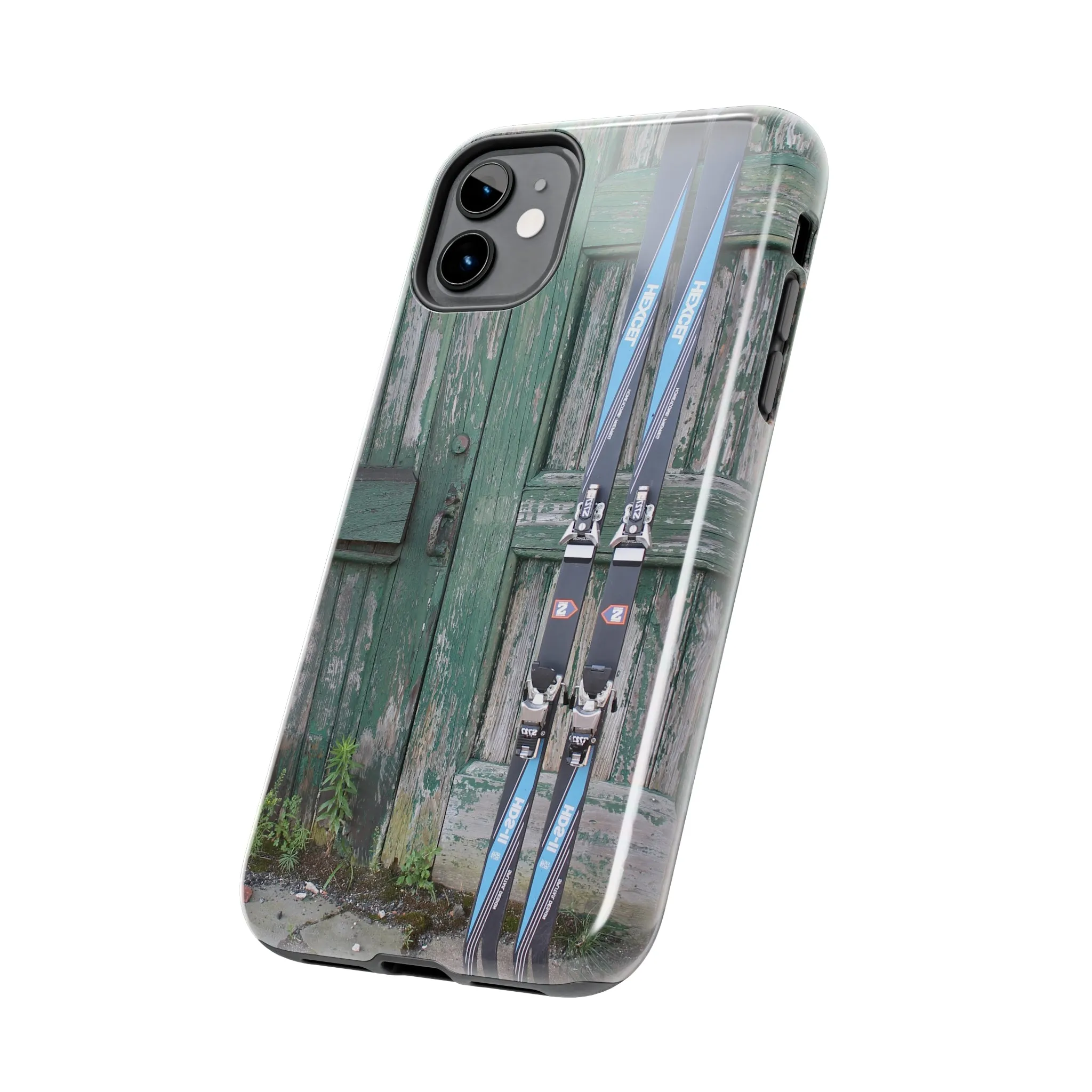Vintage Skis - Tough Phone Case, Case-Mate