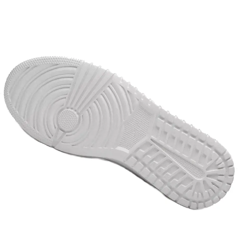 White 6cm Height Increasing Shoes for Unisex