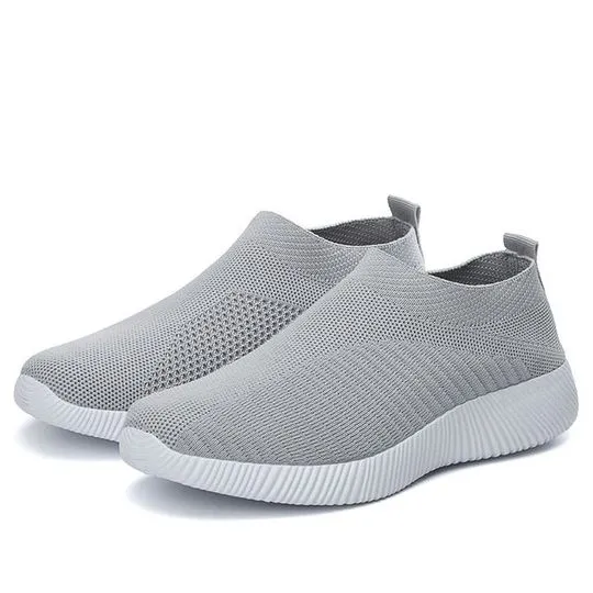 Women's Crystal Breathable Orthopedic Slip On Walking Shoes