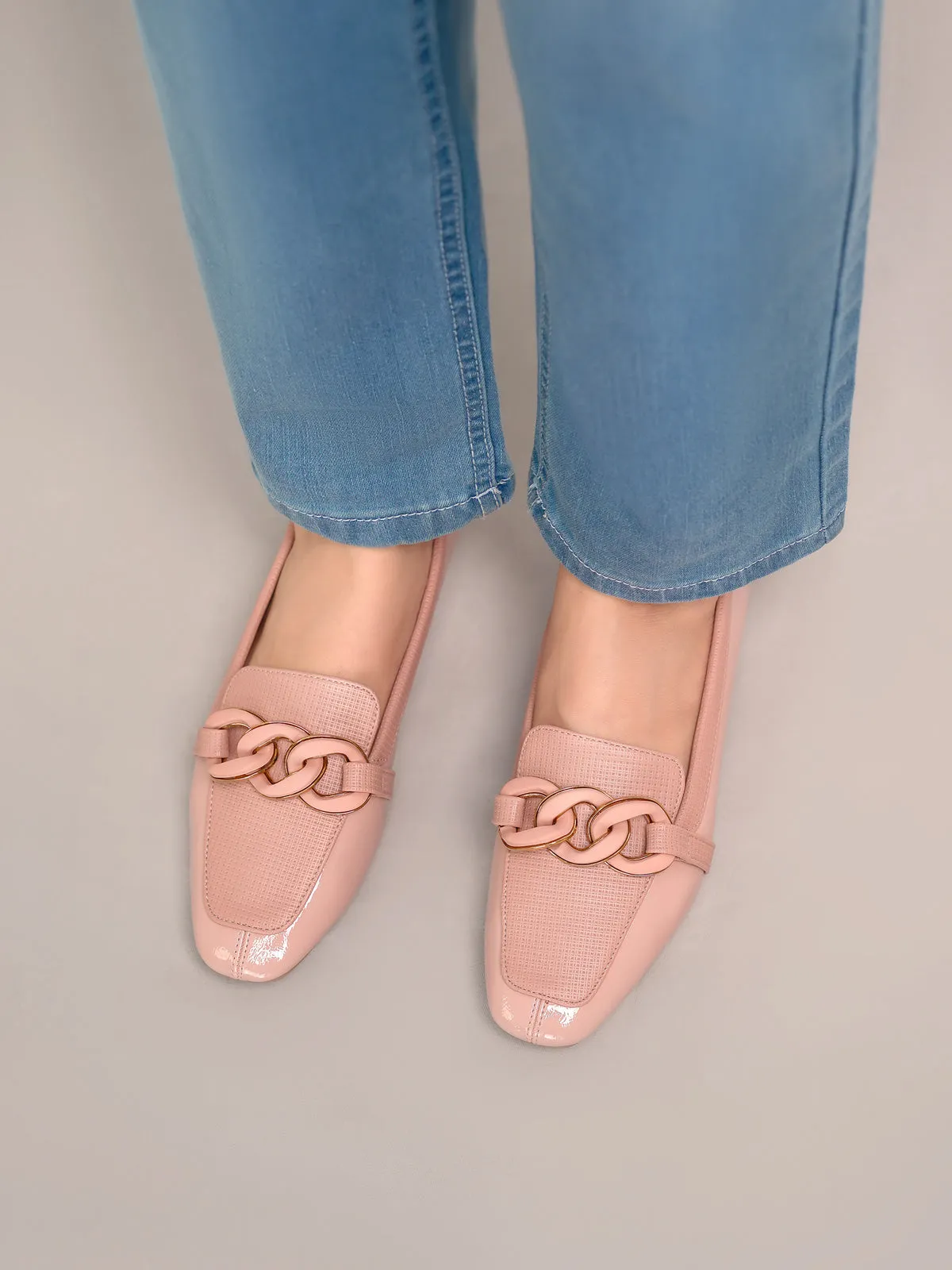 Womens "PINKIES" Slip on Casual Pumps