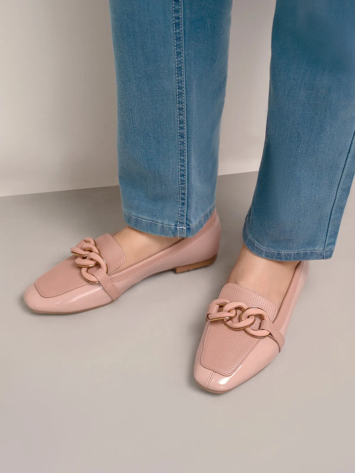 Womens "PINKIES" Slip on Casual Pumps