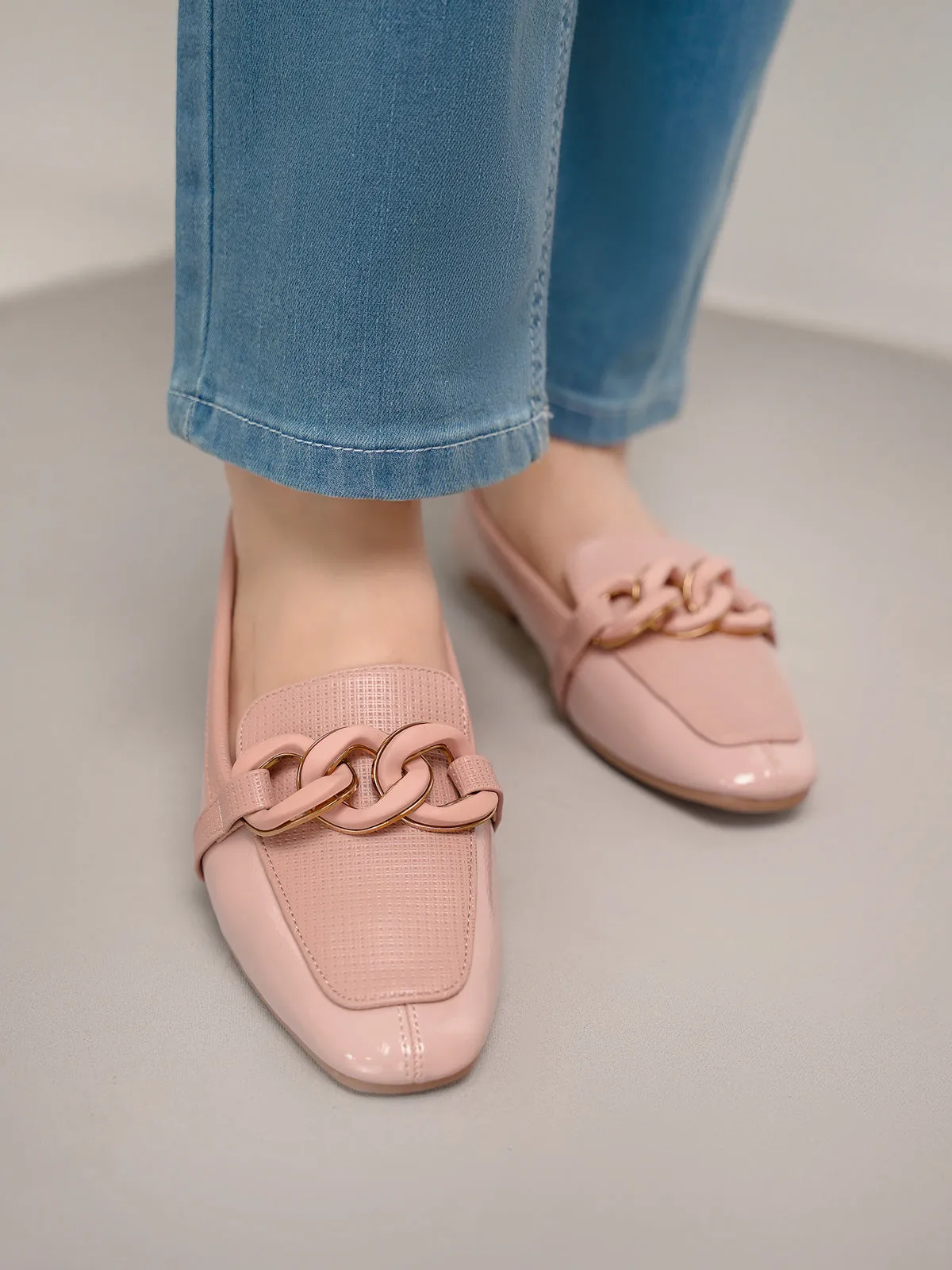 Womens "PINKIES" Slip on Casual Pumps