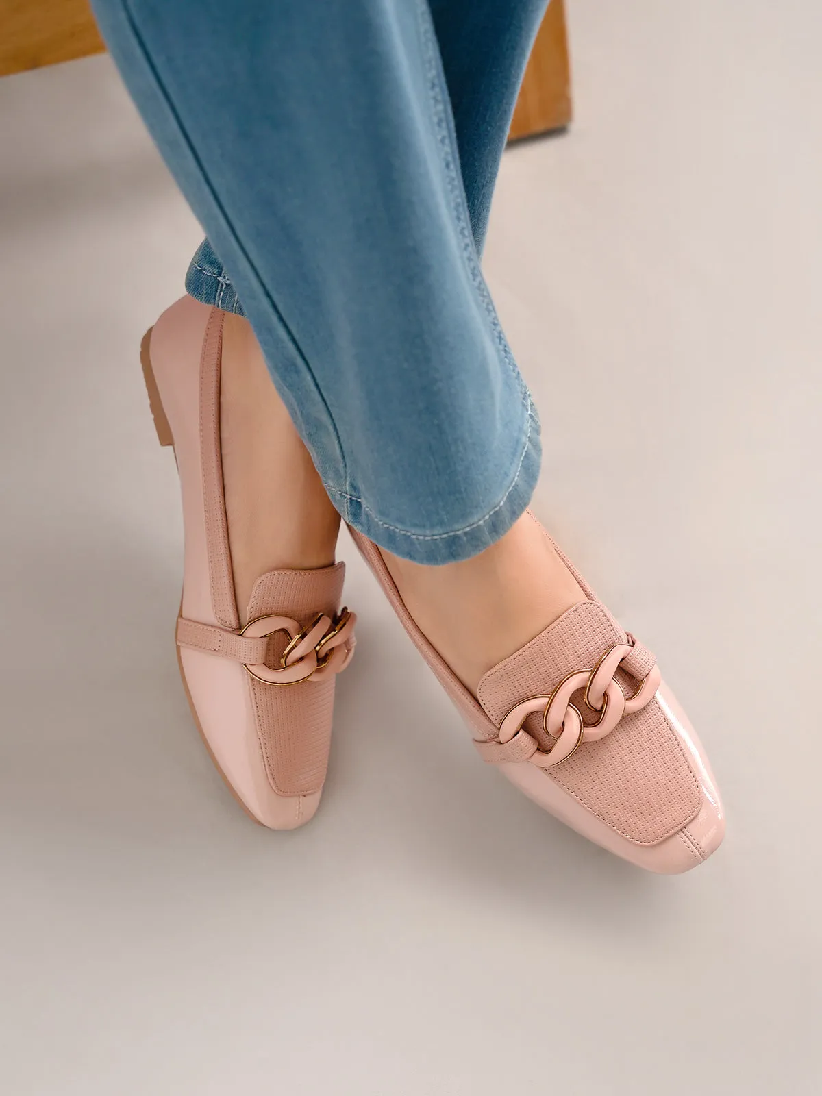 Womens "PINKIES" Slip on Casual Pumps