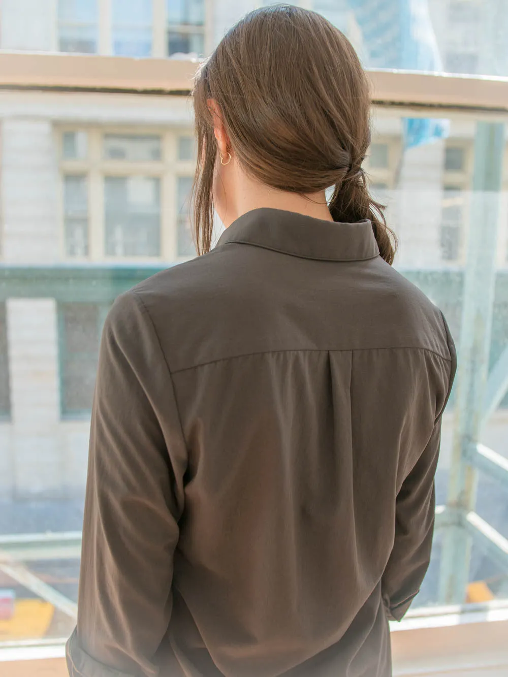 Women's Travel Shirt: Modern Twist on a Classic