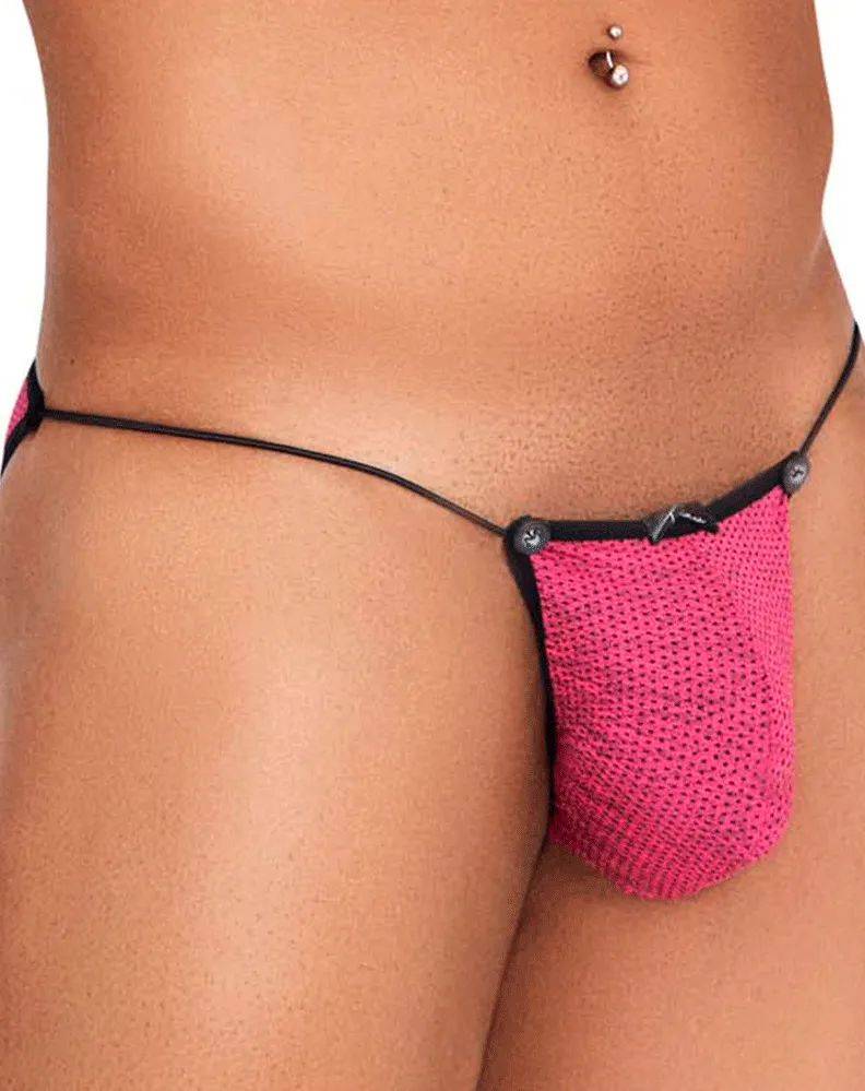 Xtremen 91132 Colorful Mesh Bikini Fuchsia
