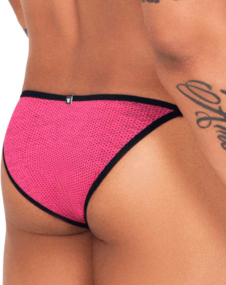 Xtremen 91132 Colorful Mesh Bikini Fuchsia