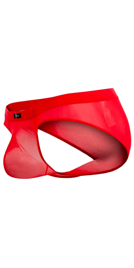 Xtremen 91138 Mesh Briefs Red